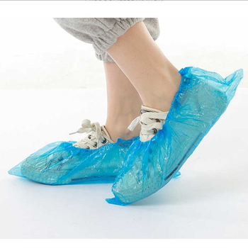 Κάλυμματα παπουτσιών μίας χρήσης από PE, παχύτερα, αδιάβροχα, 100 τεμάχια, 1,8 g ανά τεμάχιο