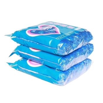 Κάλυμματα παπουτσιών μίας χρήσης από PE, παχύτερα, αδιάβροχα, 100 τεμάχια, 1,8 g ανά τεμάχιο