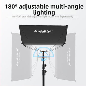 Zhijie U-Go – Reflector pliabil pentru iluminat moale, formă U curbată, pentru portrete, natură statică și video; Sarcină maximă 2–5 kg; Greutate netă 1,03 kg; Model U-Go