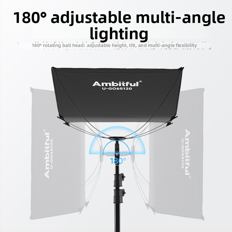 Zhijie U-Go – Reflector pliabil pentru iluminat moale, formă U curbată, pentru portrete, natură statică și video; Sarcină maximă 2–5 kg; Greutate netă 1,03 kg; Model U-Go