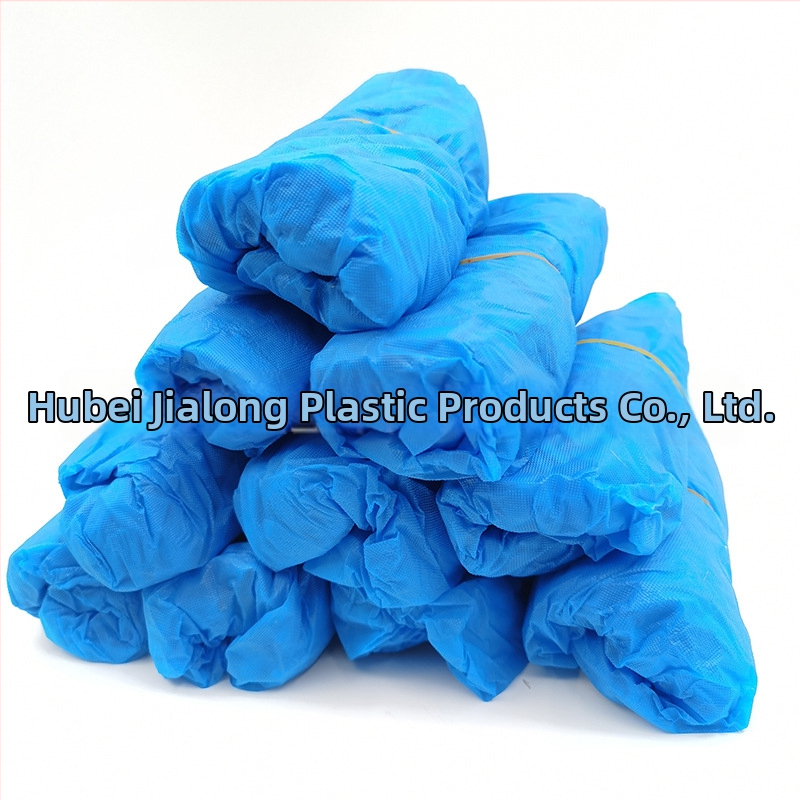 Capace pentru încălțăminte de unică folosință, protecție împotriva prafului, îngroșate (CPE, 330 g, impermeabile, suprafață curată, 100 buc)