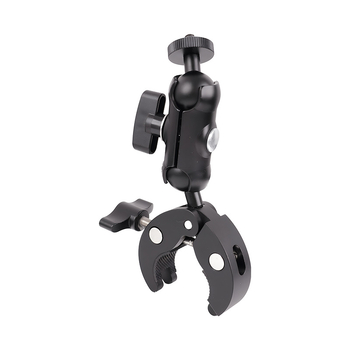Motorkerékpár és kerékpár telefon tartó, állítható, univerzális csipesz, ütésálló, terhelés legfeljebb 2 kg