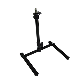 Stativ pentru telefon pentru live streaming cu iluminare, din aliaj de aluminiu, reglabil de sus, bază pliabilă, sarcină maximă 2-5 kg