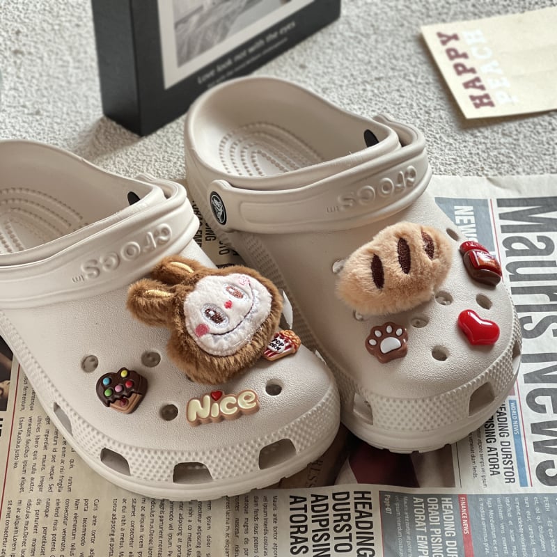 Set de catarame pentru încălțăminte, stil Crocs cu floare, potrivit pentru sandale, încălțăminte casual și papuci, sezoane vară, primăvară, toamnă