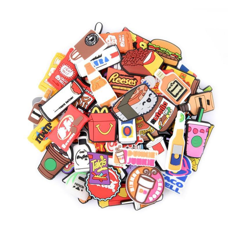 Charmuri și catarame din PVC pentru sandale - utilizare pe tot parcursul anului; compatibile cu sandale, pantofi casual și papuci; pachete de 20/30/50/100 bucăți