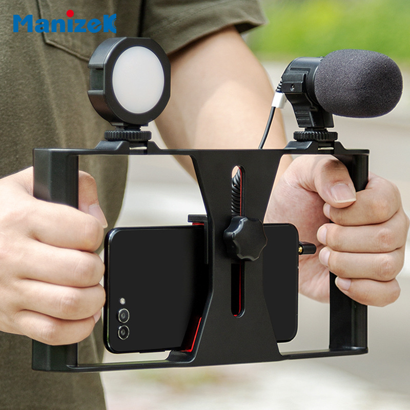 Set za fotografiranje mobitelom – kavez za fotografiranje, model Manizek-174, plastika, maksimalno opterećenje 1 kg, pogodan za mobitele, 1 godina jamstva