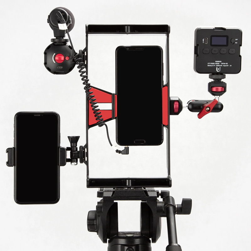 Set za fotografiranje mobitelom – kavez za fotografiranje, model Manizek-174, plastika, maksimalno opterećenje 1 kg, pogodan za mobitele, 1 godina jamstva
