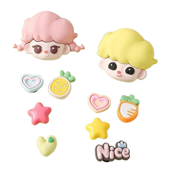 Bubble Mart Moe Baby serija DIY odvojiva kopča za cipele – dodatak za sandale, casual cipele i papuče, stil Ins