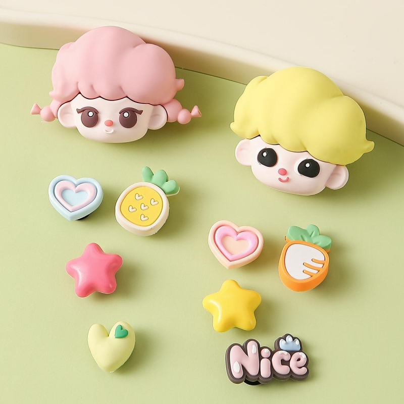 Bubble Mart Moe Baby serija DIY odvojiva kopča za cipele – dodatak za sandale, casual cipele i papuče, stil Ins