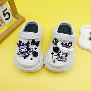 Dodatak za kopču za cipelu – cvjetna ukrasna kopča, stil nakita, model Cinnamon Dog Kurome, pogodan za sve sezone