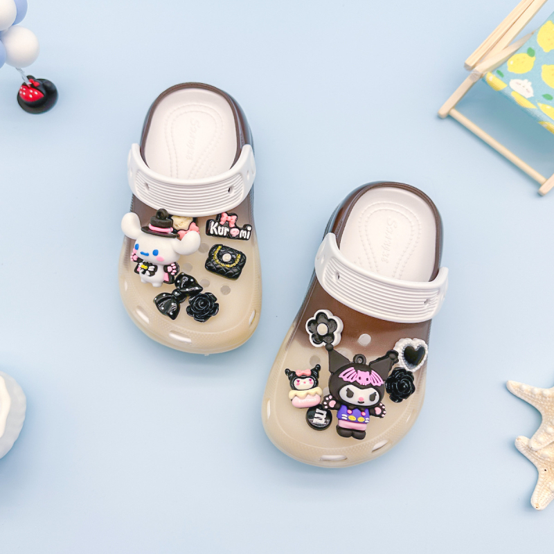 Dodatak za kopču za cipelu – cvjetna ukrasna kopča, stil nakita, model Cinnamon Dog Kurome, pogodan za sve sezone