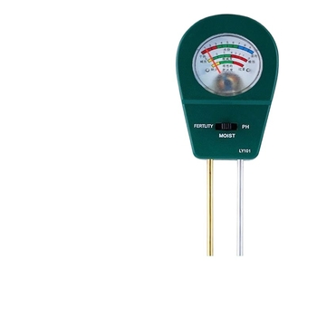 Почвен тестер за pH и влажност — за домашно градинарство, измерва pH, влажност и хранителни вещества