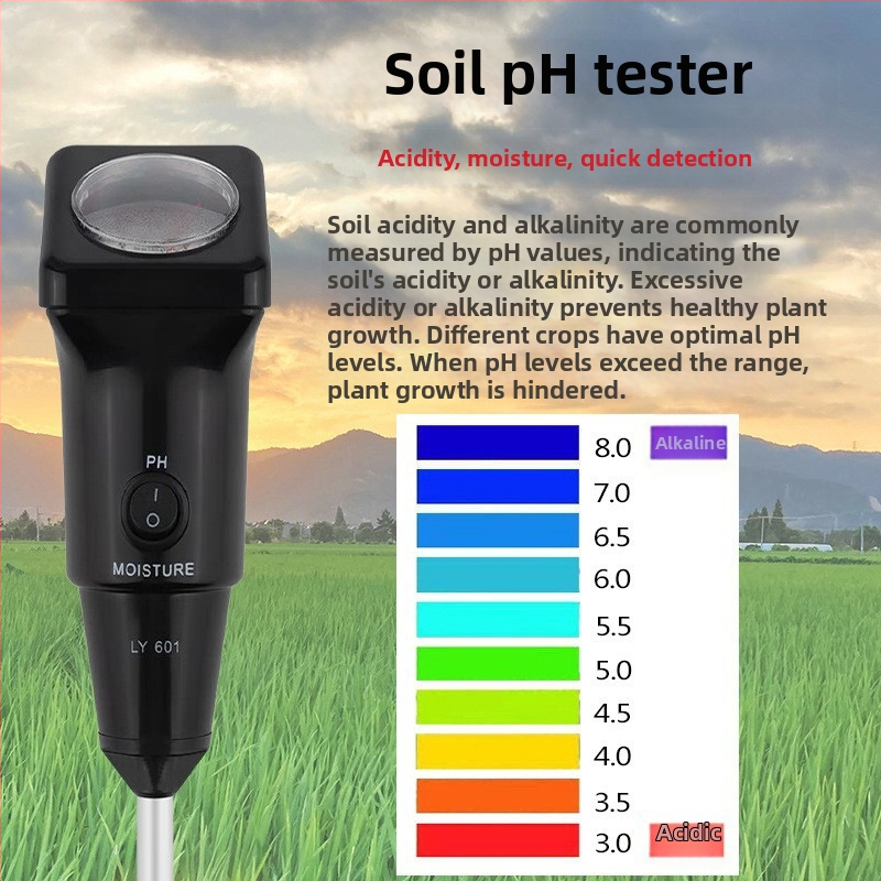Visoko precizan tester vlage tla i pH za biljke, tester tla s senzorom vlage LY601 LY602