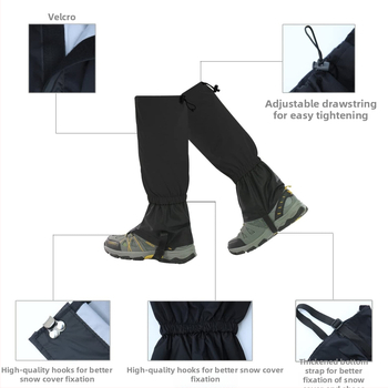 Gaiteri za noge za snijeg i pijesak, prozračni, unisex, za planinarenje i alpinizam