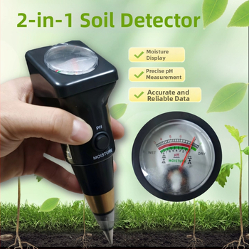 Zy-601 почвен детектор за pH и влажност, точност 0,2 pH, тегло 180 г, предназначен за земеделие, полета, градина, научни изследвания и образование
