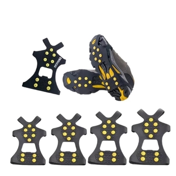 Naturehike силиконови крампони за ледено катерене – 10-зъбни противохлъзващи се чохли за обувки