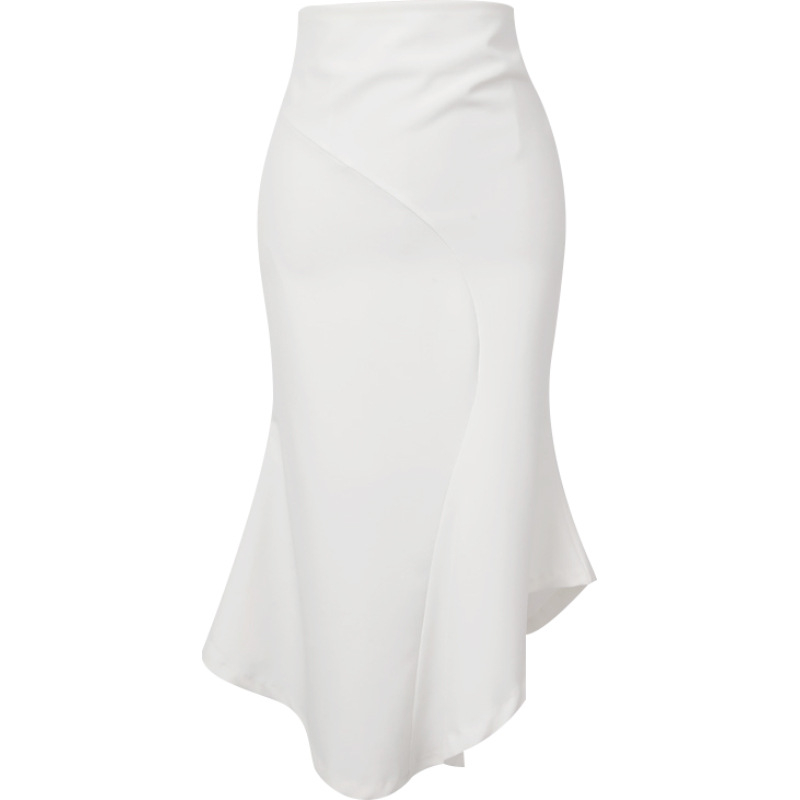 Visoki struk, srednja duljina, suknja s ribljom repom, poliester uz maksimalno 30% elastana, šivanje/kolažni detalj, Little Charm
