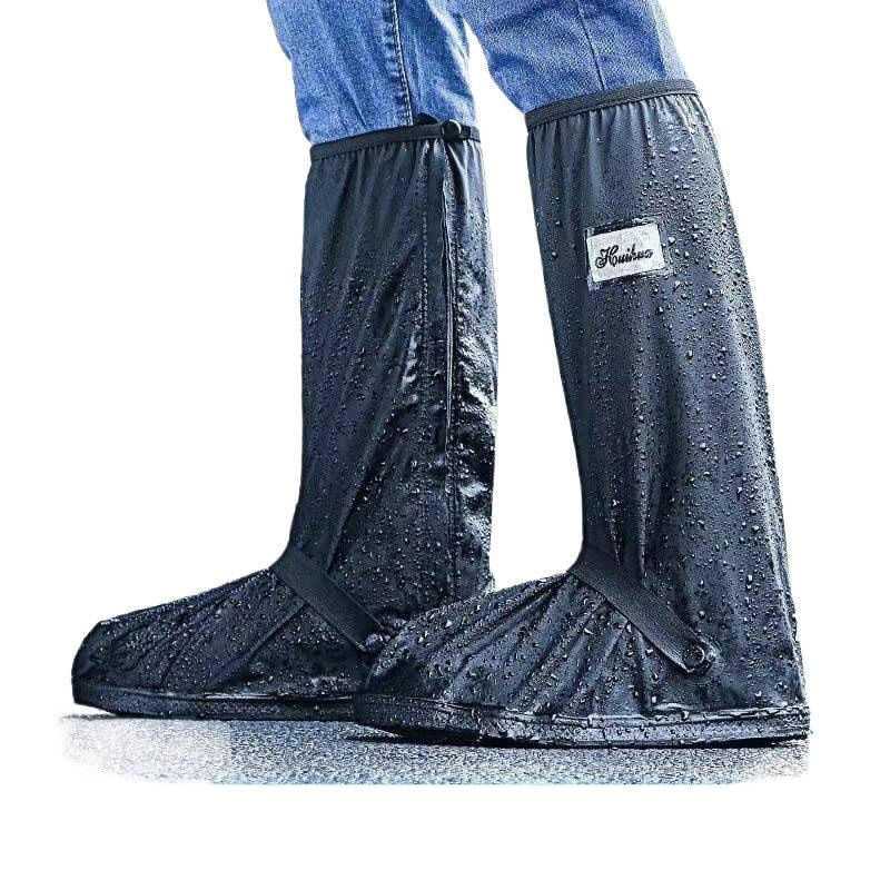 Колоездачни високи водонепропускливи протекторни обувки, PVC, противохлъзгави и износоустойчиви