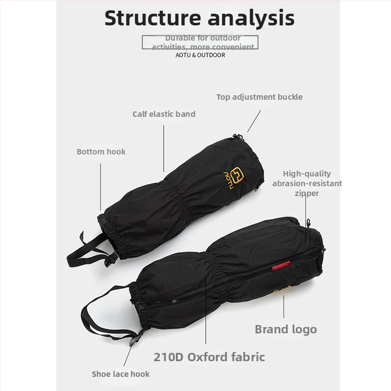 Unisex sněhové návleky na nohy a obuv, 210D Oxford látka, model AT89