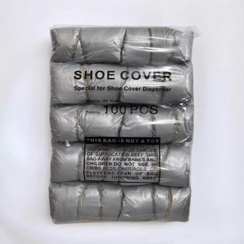 PE покривало за обувки, Т-тип, еднократно, водоустойчиво, антибактериално, защита от прах и замърсяване