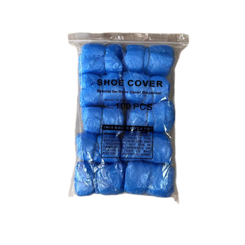 PE покривало за обувки, Т-тип, еднократно, водоустойчиво, антибактериално, защита от прах и замърсяване