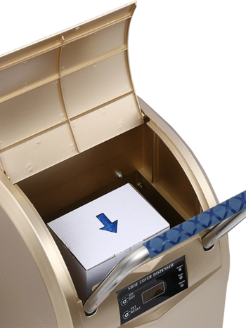 Машина за покривала за обувки – напълно автоматична и умна, за еднократни покривала от нетъкан текстил