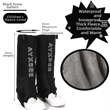 Turistické gaiters proti snehu, nepremokavé, odolné, TPR materiál, štýl Color Blocking, letné použitie