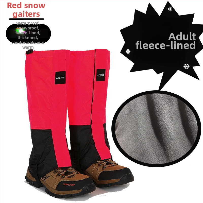 Turistické gaiters proti snehu, nepremokavé, odolné, TPR materiál, štýl Color Blocking, letné použitie