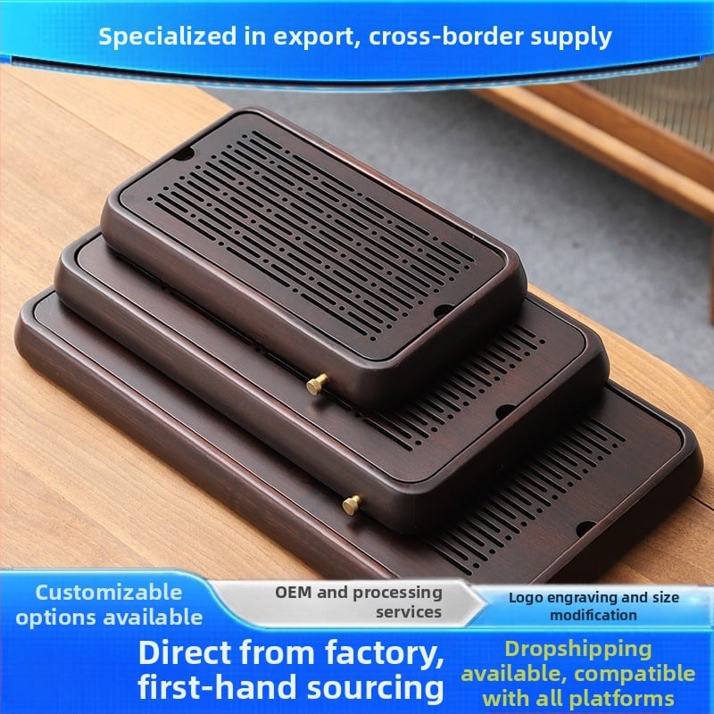 Čajna ploča i dvostruko upotrebljivi stol za čaj, bambus, Xie Gongzi Tea Set, moderan i jednostavan stil, 1,5 kg