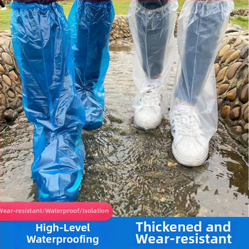 Еднократни водоустойчиви покривала за обувки от пластмаса — прост стил, произход Zhejiang, без персонализация, еднократни