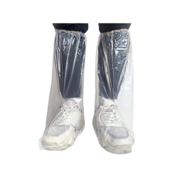 Еднократни водоустойчиви покривала за обувки от пластмаса — прост стил, произход Zhejiang, без персонализация, еднократни