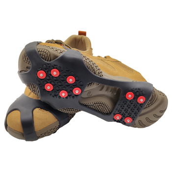 10-dontos rozsdamentes acél jégcsap kültéri használatra – csúszásmentes cipőcsatlakozó