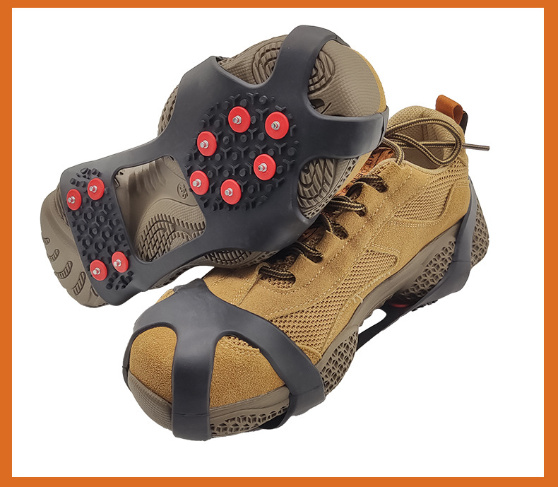 10-dontos rozsdamentes acél jégcsap kültéri használatra – csúszásmentes cipőcsatlakozó