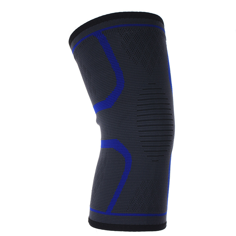 Térdvédők szilikon csúszásmentes résszel, négyszeres elasztikus nejlon kötött anyag; anyag: spandex-latex utánzat nejlon; alsó lábszár védelem