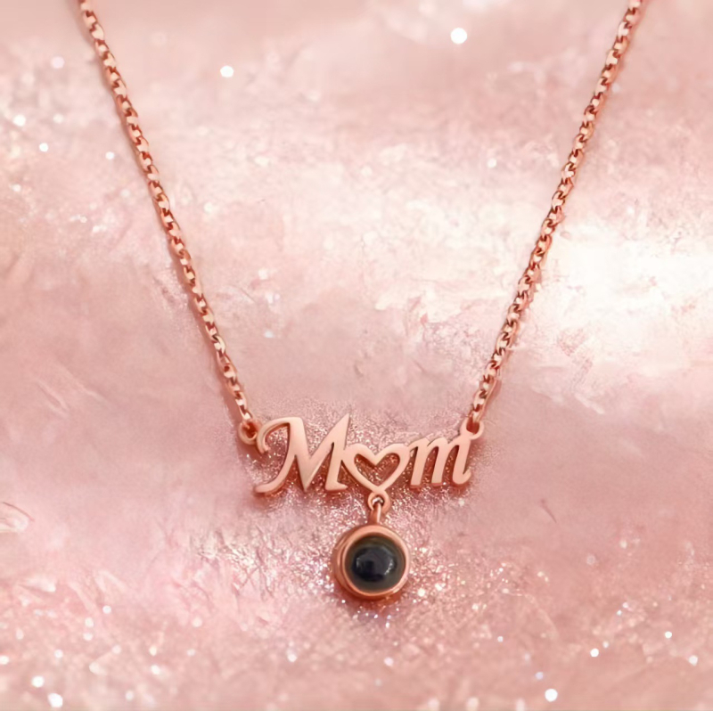 Titánium acélból készült nyaklánc, medál betűkkel/számokkal, keresztlánc, 41–50 cm, projekciós nyaklánc