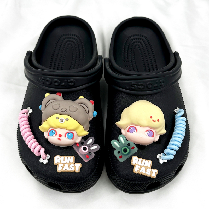 LF-0205 Virágos cipő dísz PVC DIY cipő kiegészítő, kompatibilis más cipőkkel, papucsok és Crocs, márka New beauty