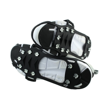 Кремпони за лед - антихлъзгащи протектори за обувки за сняг и лед, лесни за употреба навън, зимна тракция