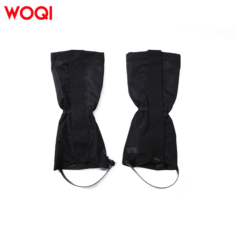 Légáteresztő téli kültéri lábszárvédők túrázáshoz és hegymászáshoz, könnyűek és hordozhatóak, hóvédők