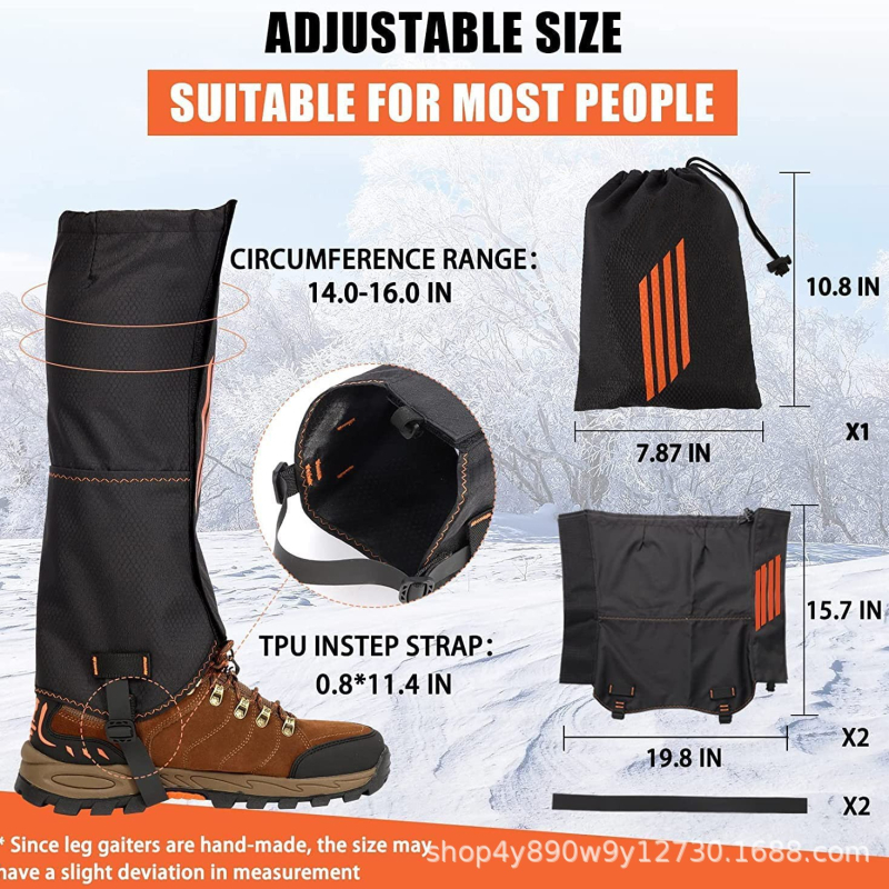 WOQI водоустойчиви гети за крака за планински походи, къмпинг и лов