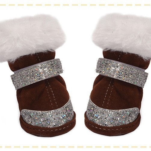 Зимни обувки за кучета от плат, противохлъзгащи, универсална употреба, не са внесени