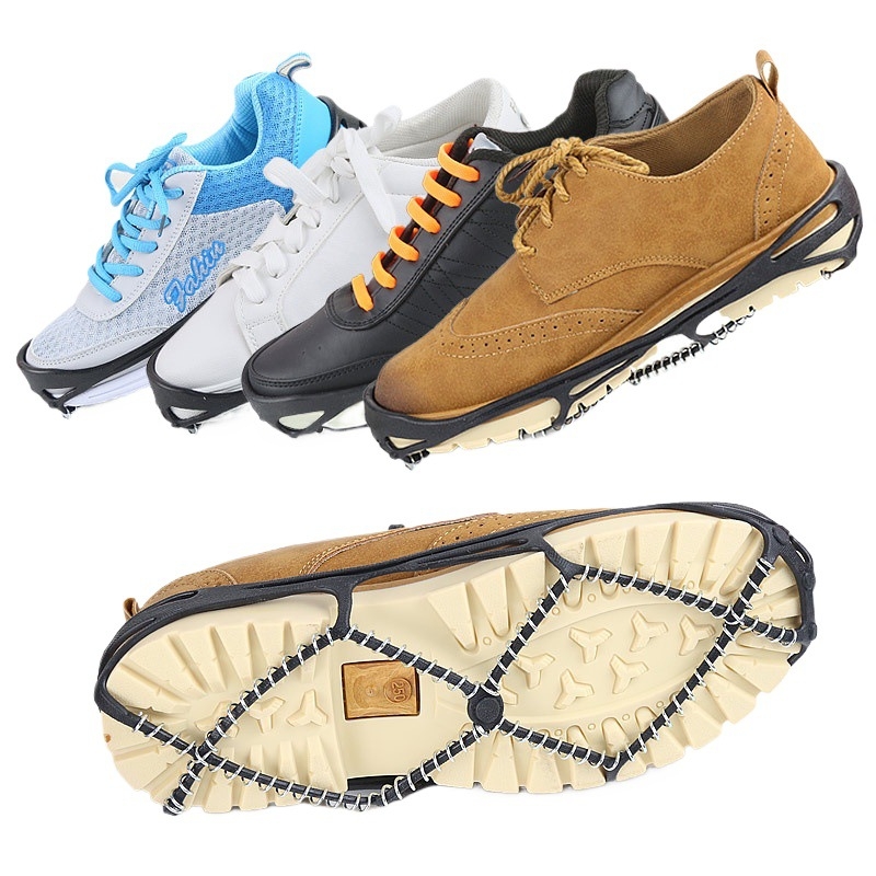 Feet cramponi cu arc anti-alunecare pentru încălțăminte, material: TPE și oțel inoxidabil, model: Anti-slip spring crampons, marcă: Feet