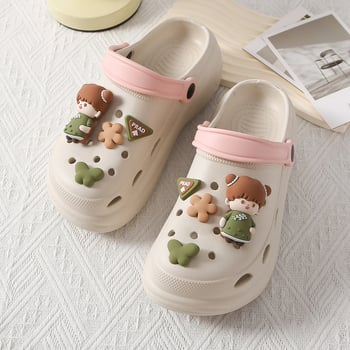 DIY разделяеми сабо с подвижна катарама за обувки за момичета, нов китайски стил, аксесоар в стил Инста