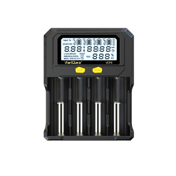 Varicore Inteligentni punjač za litijske baterije s testerom kapaciteta za 18650, 21700, 26650, AA, AAA