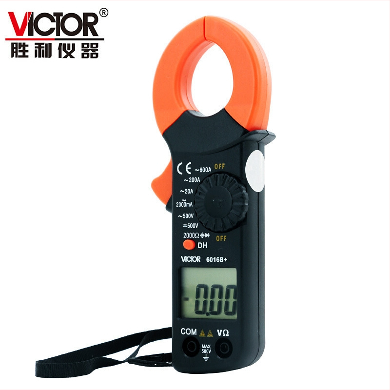 VC6016B+ digitális csuklós multiméter, 30 mm-es fogónyílás, automatikus tartomány, 0–500 V / 0–600 A, háttérvilágítású kijelző