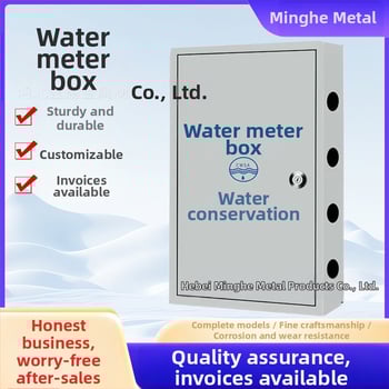 304 неръждаема стомана водомерна кутия – усилена защитна кутия за водомер за битово ползване на открито, хоризонтално или вертикално монтиране, открита или скрита инсталация