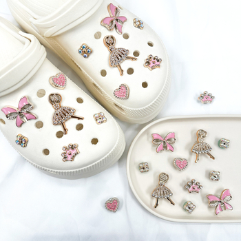 Crocs DIY аксесоари за обувки — украси с цветя, LF-0030, New Beauty, за всички сезони