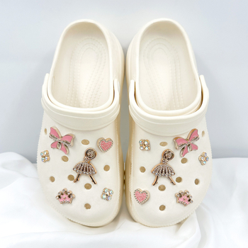 Crocs DIY аксесоари за обувки — украси с цветя, LF-0030, New Beauty, за всички сезони