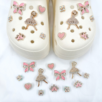 Crocs DIY аксесоари за обувки — украси с цветя, LF-0030, New Beauty, за всички сезони