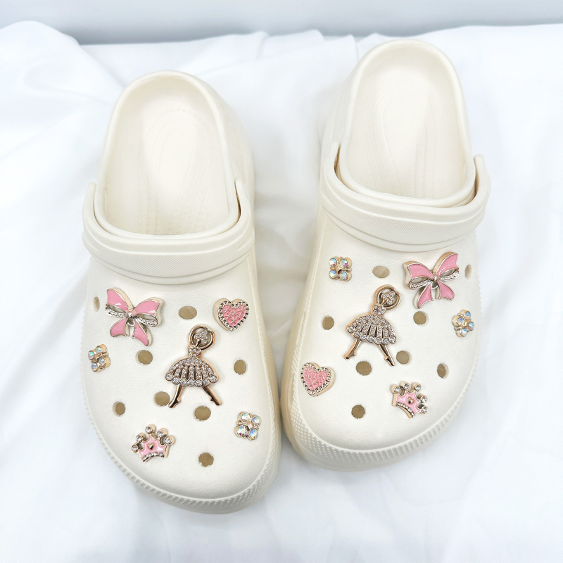 Crocs DIY аксесоари за обувки — украси с цветя, LF-0030, New Beauty, за всички сезони