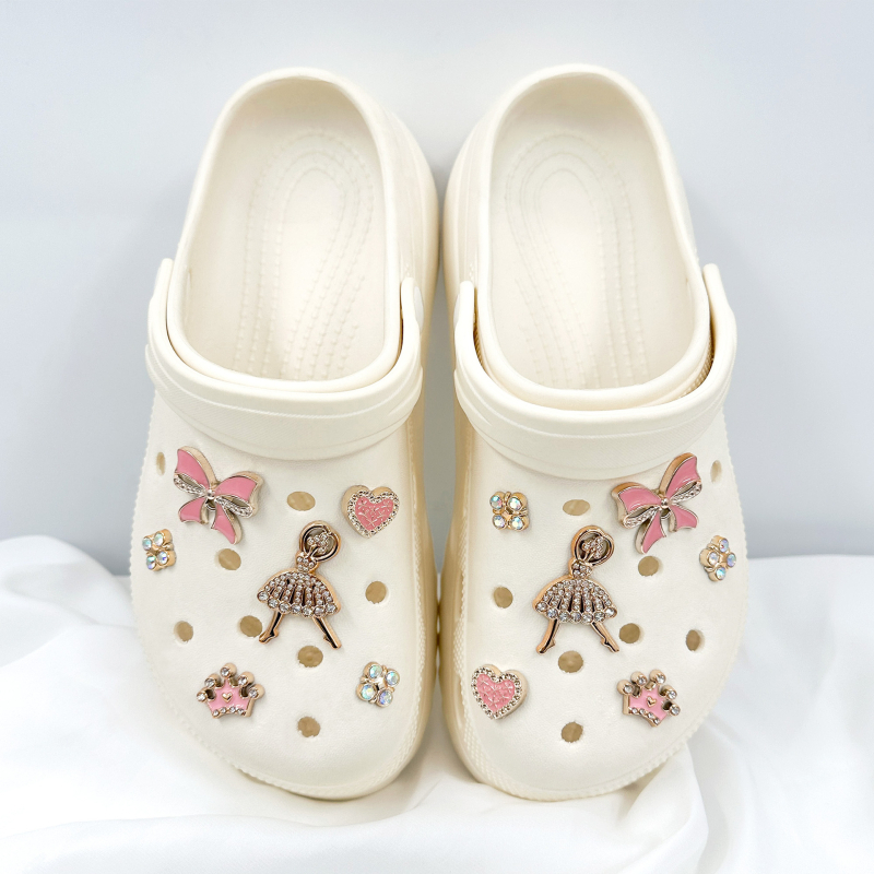 Crocs DIY аксесоари за обувки — украси с цветя, LF-0030, New Beauty, за всички сезони